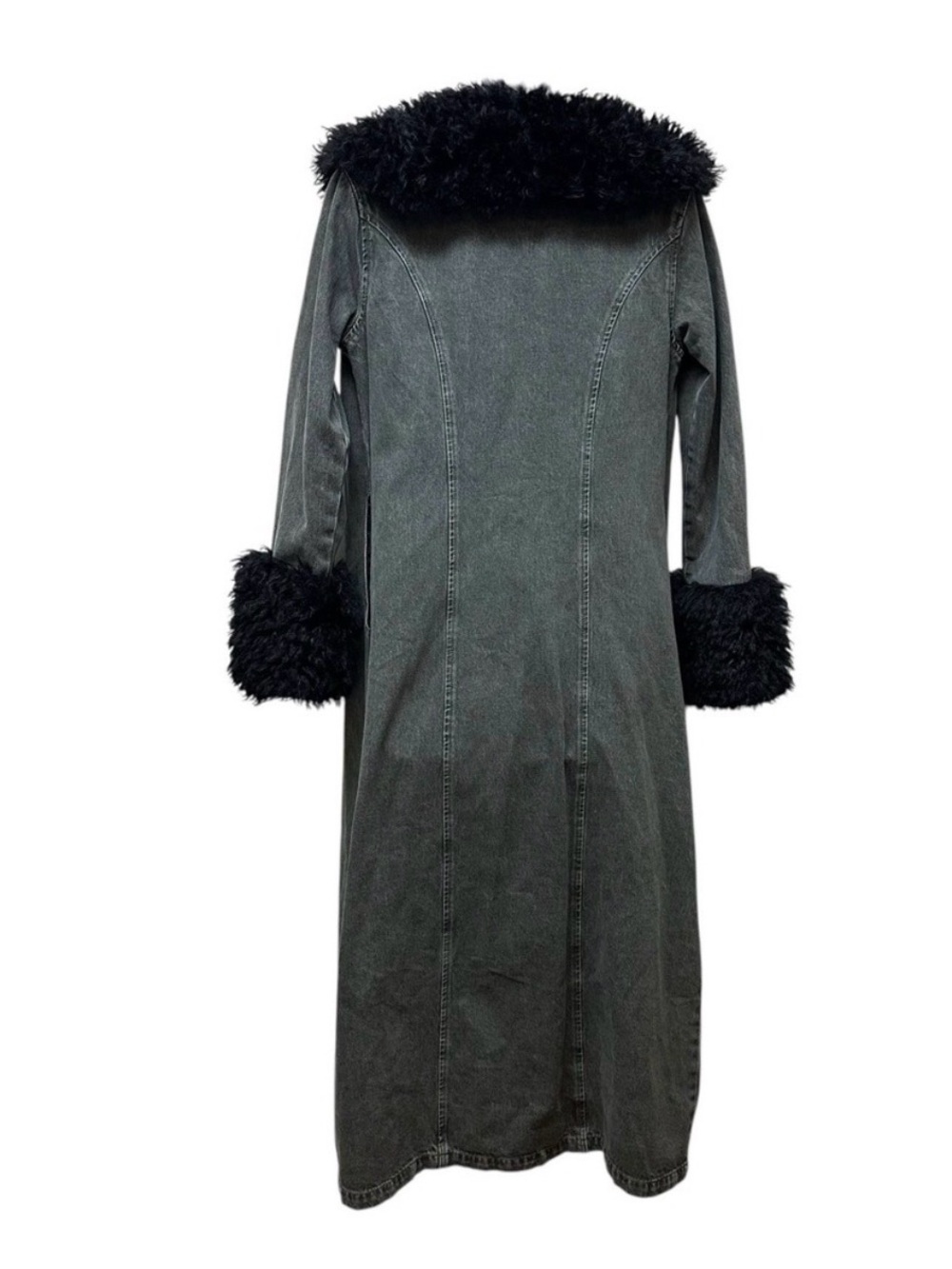 Dolls Kill Current Mood Forest Fantasy Penny Lane Style Long Coat Jacket Sz XL - Picture 4 of 9